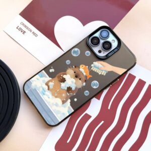 قاب موبایل سفارشی Bubble Time Otter 🦦🫧☁️ آیفون سامسونگ شیائومی